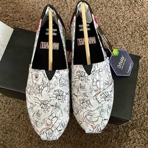 White Marvel Concept Art Print Toms